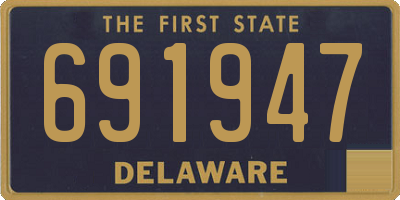 DE license plate 691947