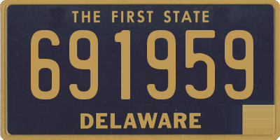 DE license plate 691959