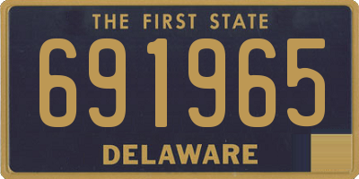 DE license plate 691965