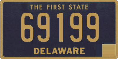 DE license plate 69199