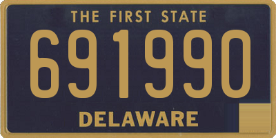DE license plate 691990