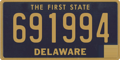 DE license plate 691994