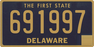 DE license plate 691997