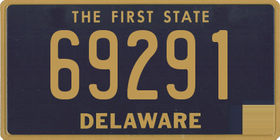 DE license plate 69291
