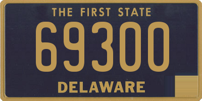 DE license plate 69300