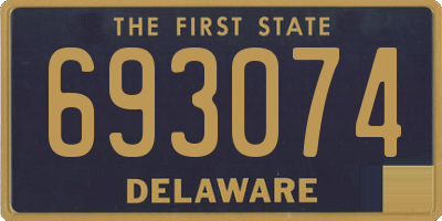 DE license plate 693074