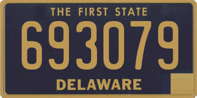 DE license plate 693079