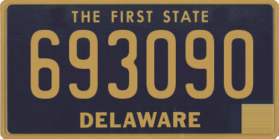 DE license plate 693090
