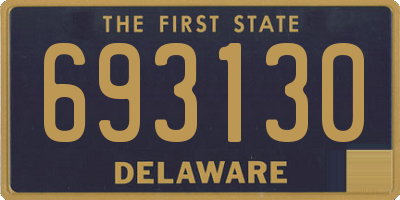 DE license plate 693130