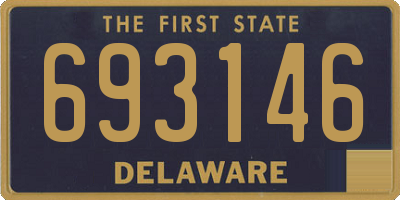 DE license plate 693146