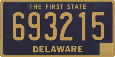 DE license plate 693215
