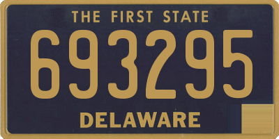 DE license plate 693295