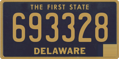 DE license plate 693328