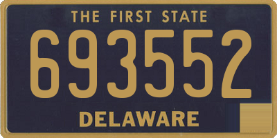 DE license plate 693552