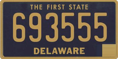 DE license plate 693555