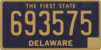 DE license plate 693575