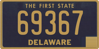 DE license plate 69367