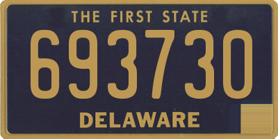 DE license plate 693730