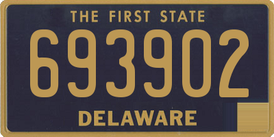 DE license plate 693902