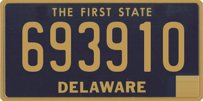 DE license plate 693910