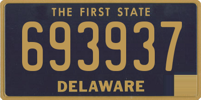 DE license plate 693937