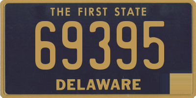 DE license plate 69395