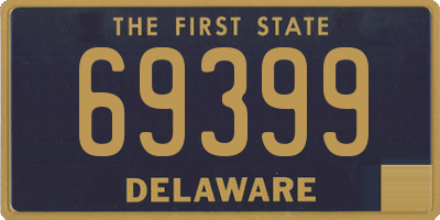 DE license plate 69399