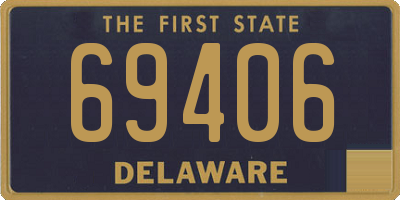 DE license plate 69406