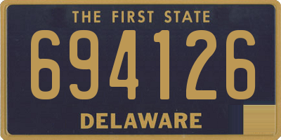 DE license plate 694126