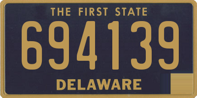 DE license plate 694139