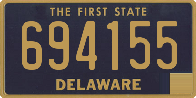 DE license plate 694155