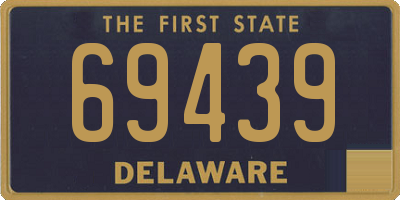 DE license plate 69439