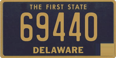 DE license plate 69440