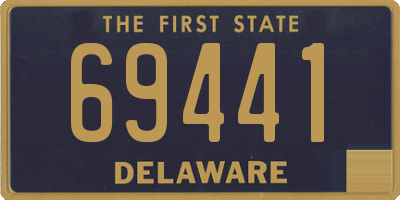 DE license plate 69441