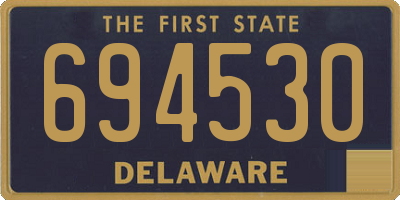 DE license plate 694530