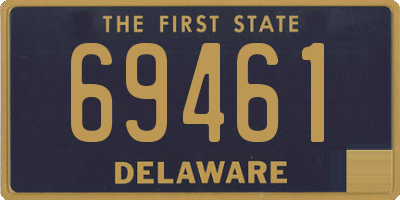 DE license plate 69461