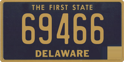 DE license plate 69466