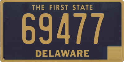 DE license plate 69477