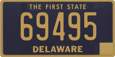 DE license plate 69495