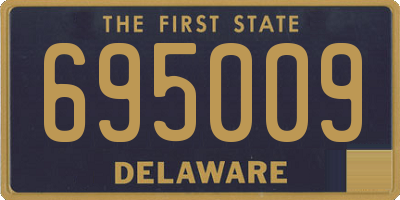 DE license plate 695009