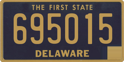 DE license plate 695015