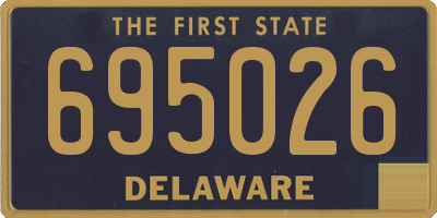 DE license plate 695026
