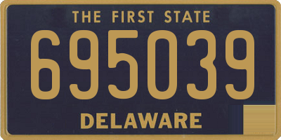 DE license plate 695039