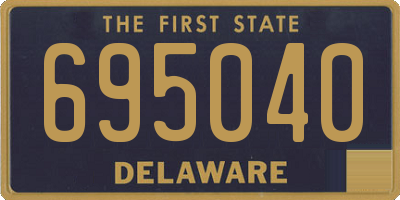 DE license plate 695040