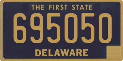DE license plate 695050