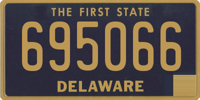 DE license plate 695066