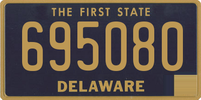 DE license plate 695080