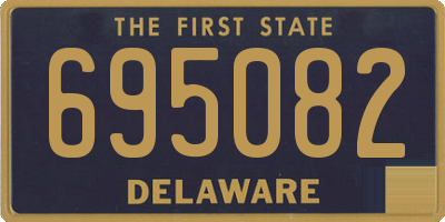 DE license plate 695082