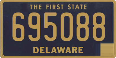 DE license plate 695088