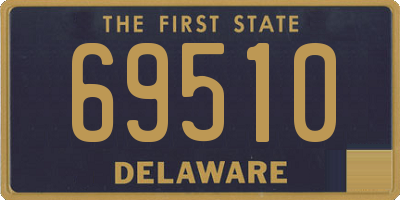 DE license plate 69510